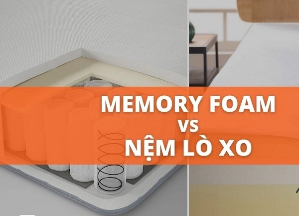 bảng so sánh đệm Tuấn Anh Adaptive và memory foam