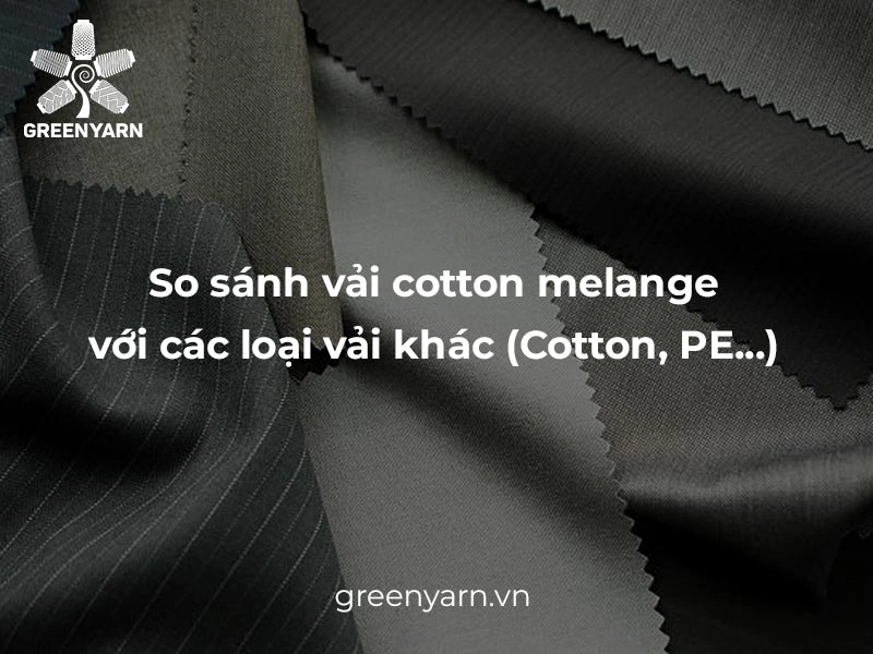 bảng so sánh vải cotton tencel hanvico trực quan