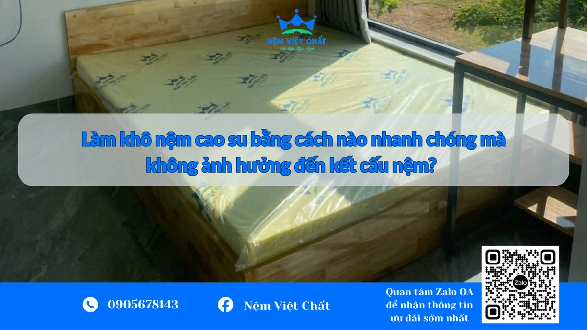 cắt lớp cấu trúc nệm Nệm Ưu Việt chi tiết