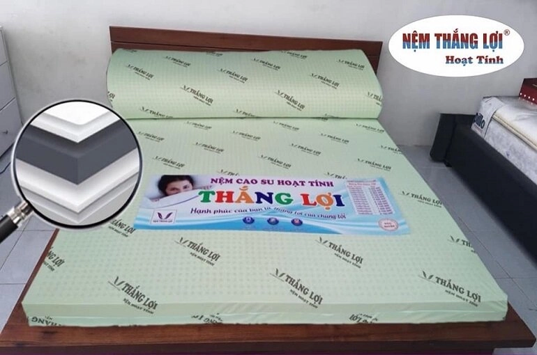cắt lớp nệm cao su non Thắng Lợi chi tiết