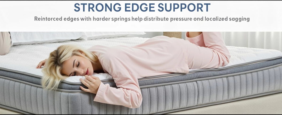 cắt lớp nệm zoned support và edge support