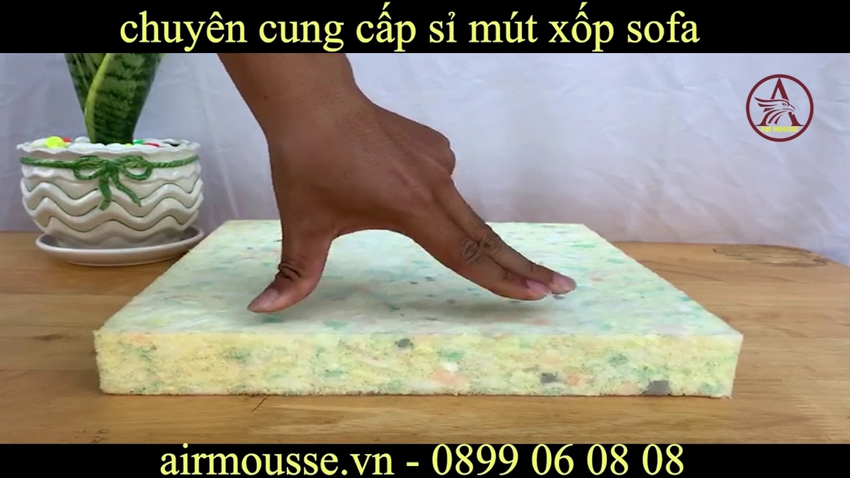 Cấu tạo đệm xốp ép dạng mút ép tái sinh