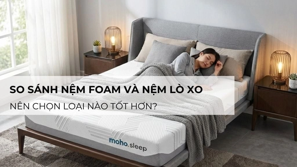 cấu tạo lõi foam và lò xo Hàn Việt Hải