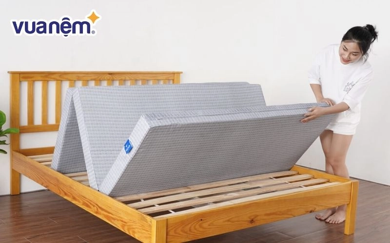 cấu trúc lớp nệm bông ép cuộn nhập khẩu
