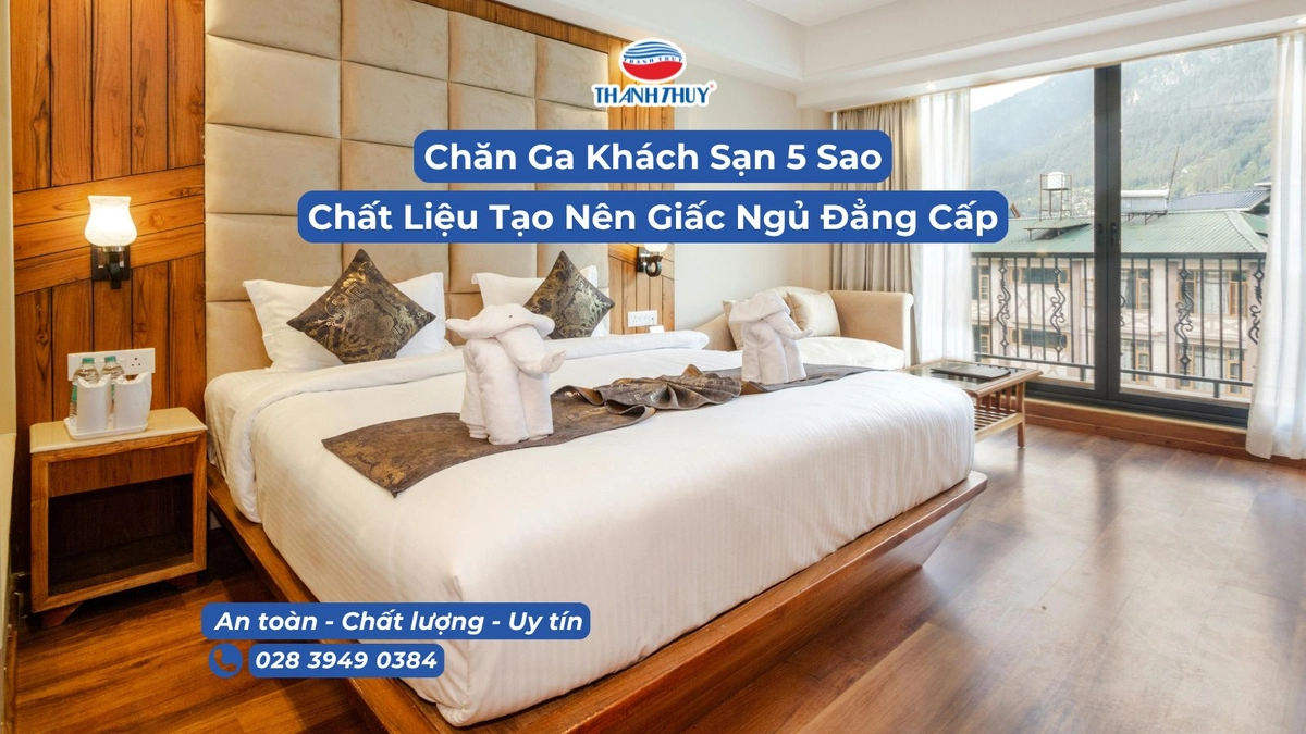 chăn ga khách sạn cao cấp trong phòng suite