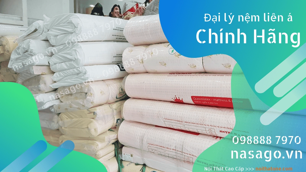 Gấp mở nệm Liên Á và túi bảo quản