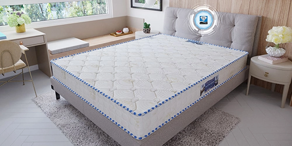 giường 1m6 10cm đặt nệm Kim Đan và Kim Dẫn