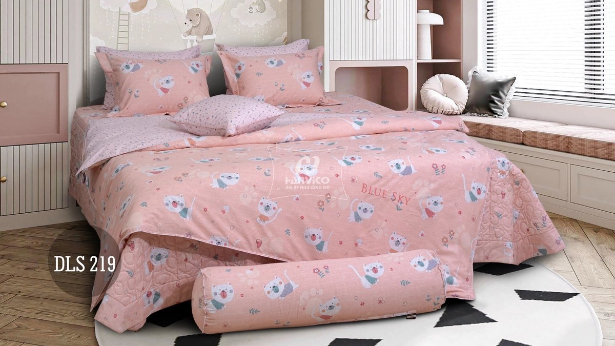 Hanvico cotton Ai Cập màu trung tính