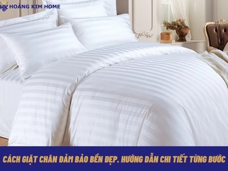 hướng dẫn giặt chăn ga gối Thắng Lợi rõ ràng