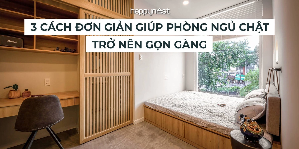 Không gian ngủ gọn gàng với nệm Liên Á