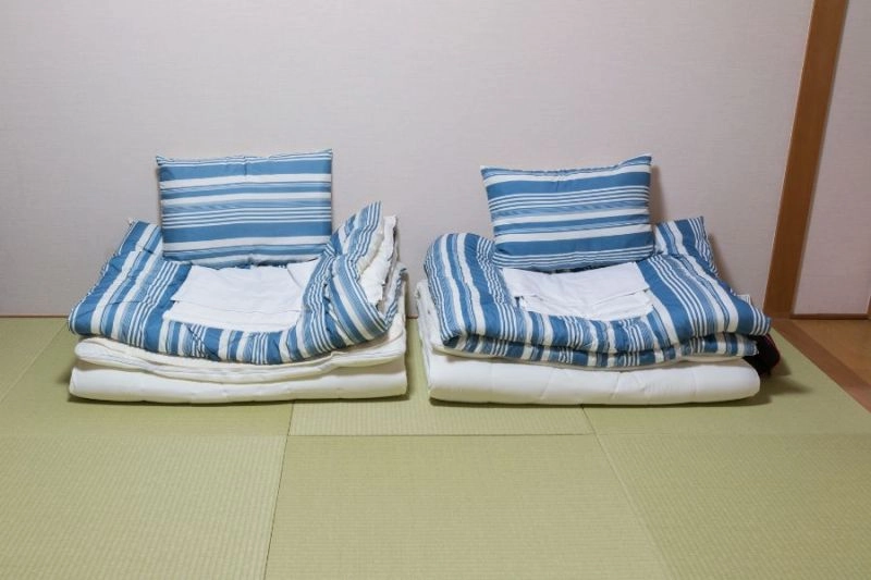 không gian tatami Nhật với đệm futon Muji