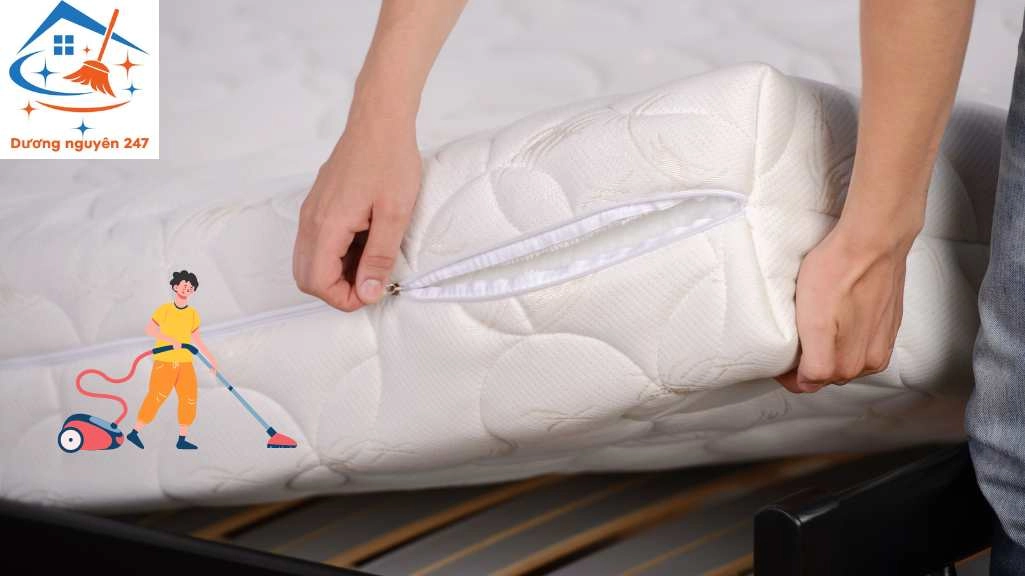 kiểm tra độ ồn nệm bông ép khi trở mình