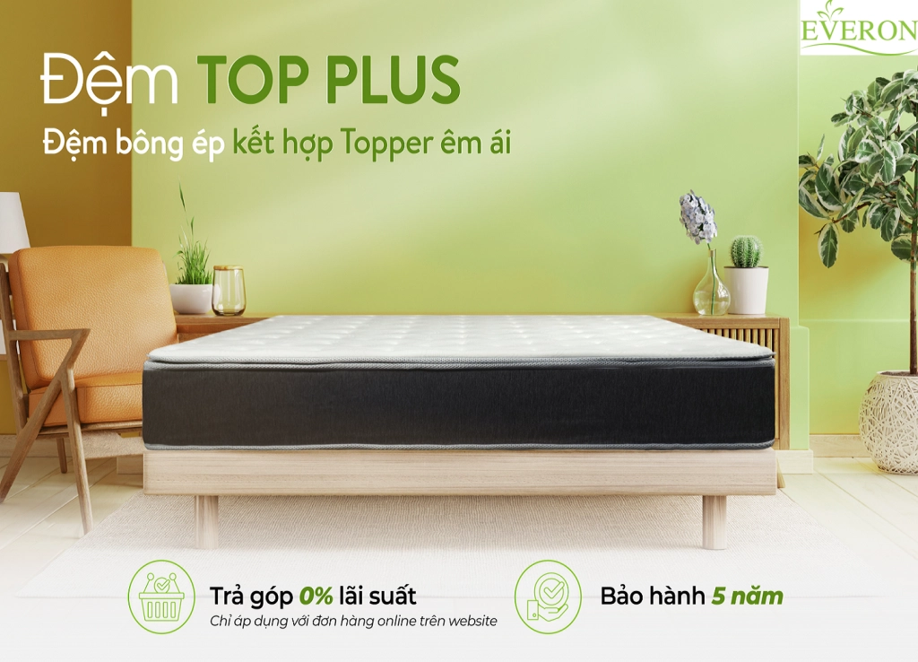 lớp bông ép Forever và áo đệm chần tinh xảo