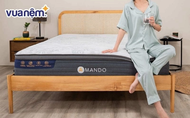 nệm Amando Latex và Adora trong căn hộ trẻ