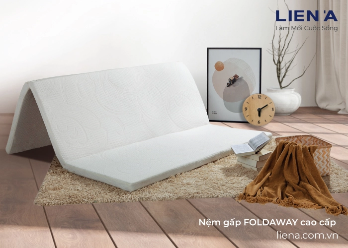 Nệm gấp 3 Liên Á trong căn hộ hiện đại