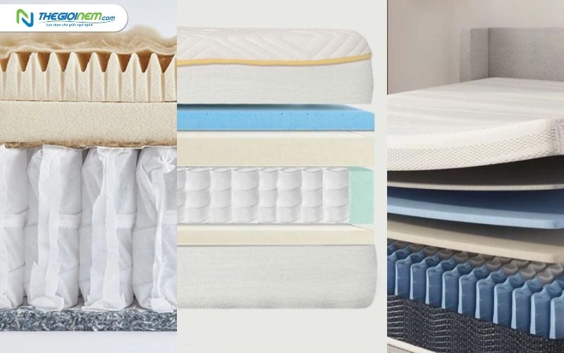 nệm kém chất lượng bị lõm và xẹp lún