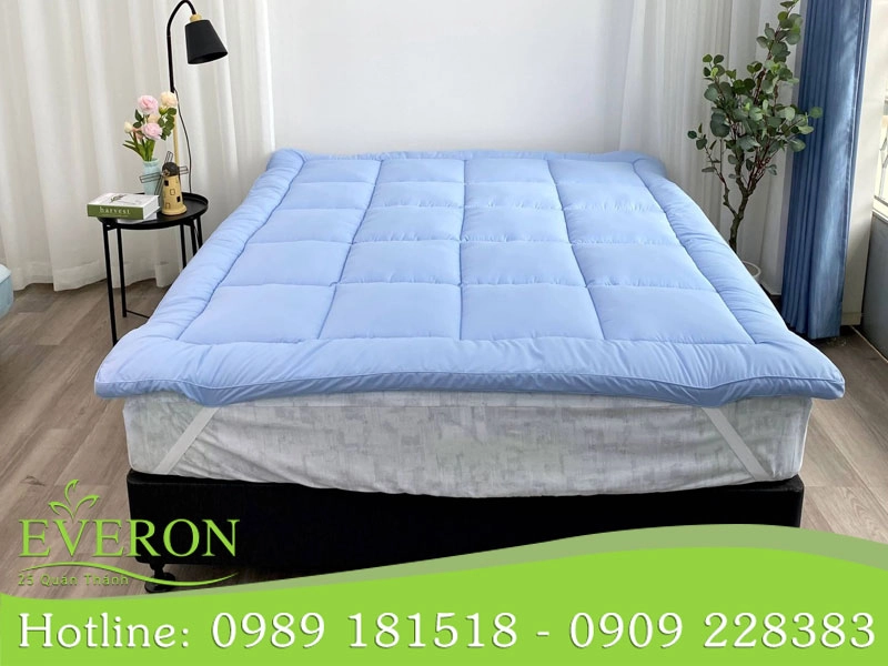 Nệm thoáng khí vỏ cotton cho trẻ sơ sinh