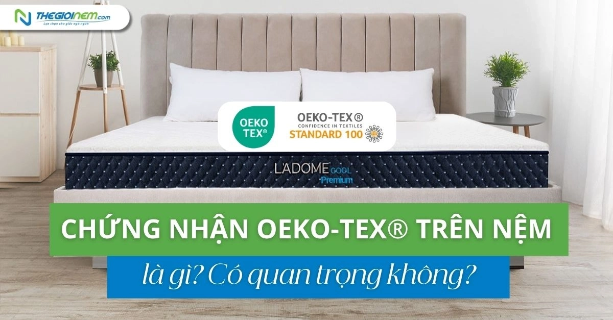nhãn OEKO TEX trên ga khách sạn Sheraton