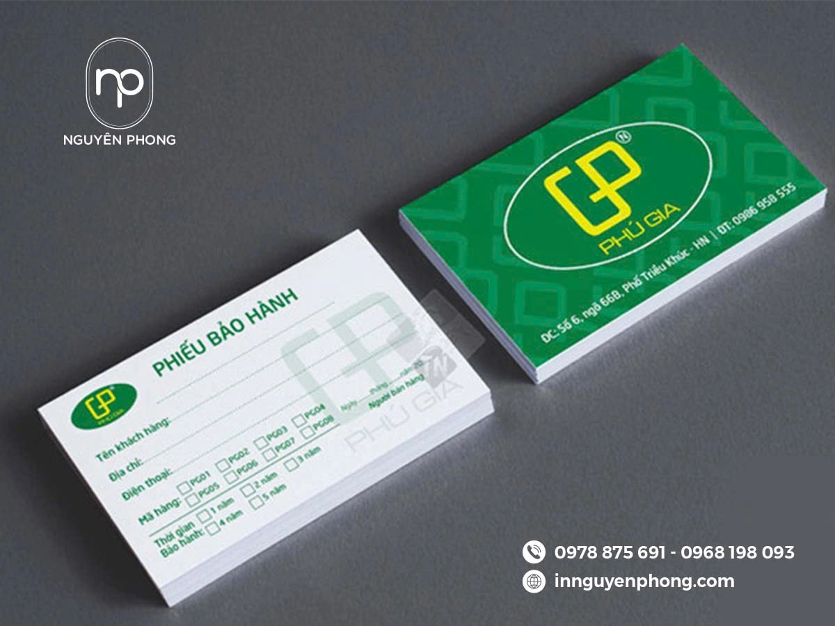 phiếu bảo hành Nệm Ưu Việt và tem chống giả