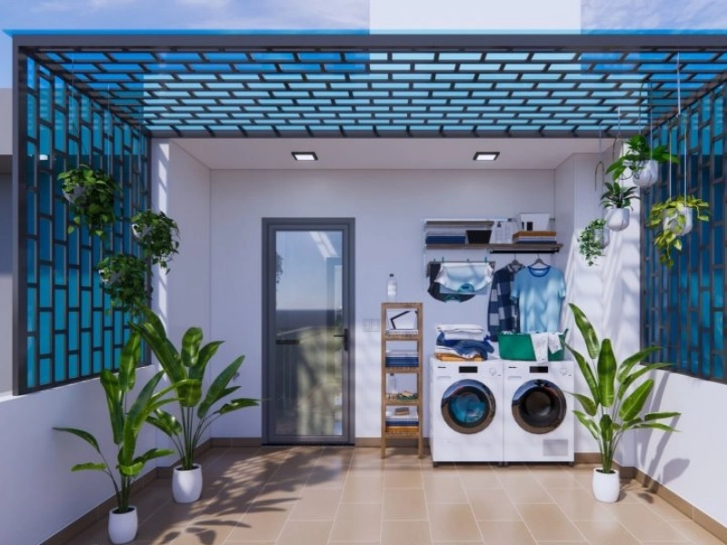 phòng giặt là xử lý bọc đệm Hanvico