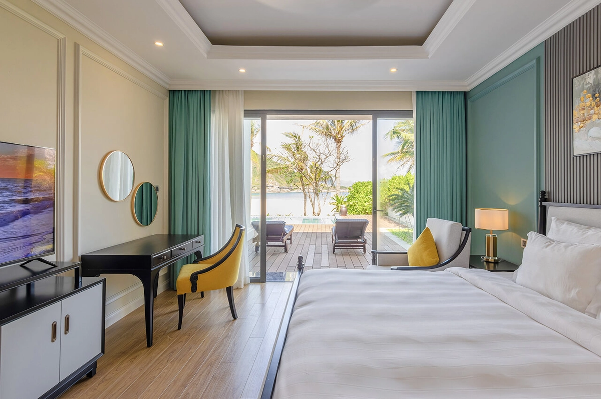 phòng ngủ Vinpearl theo tiêu chuẩn biển nhiệt đới