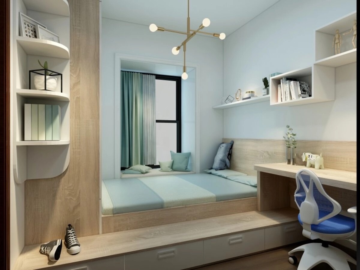 sơ đồ bố trí nệm Everon cho căn phòng nhỏ
