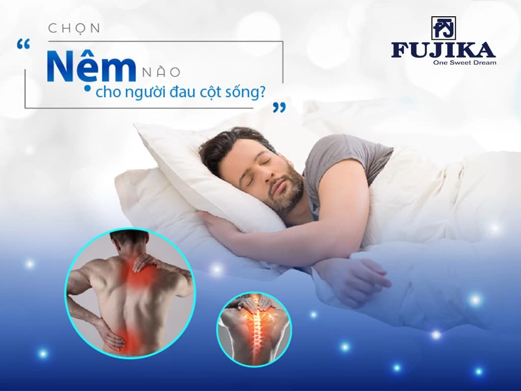 sơ đồ các yếu tố chọn nệm chuẩn cột sống