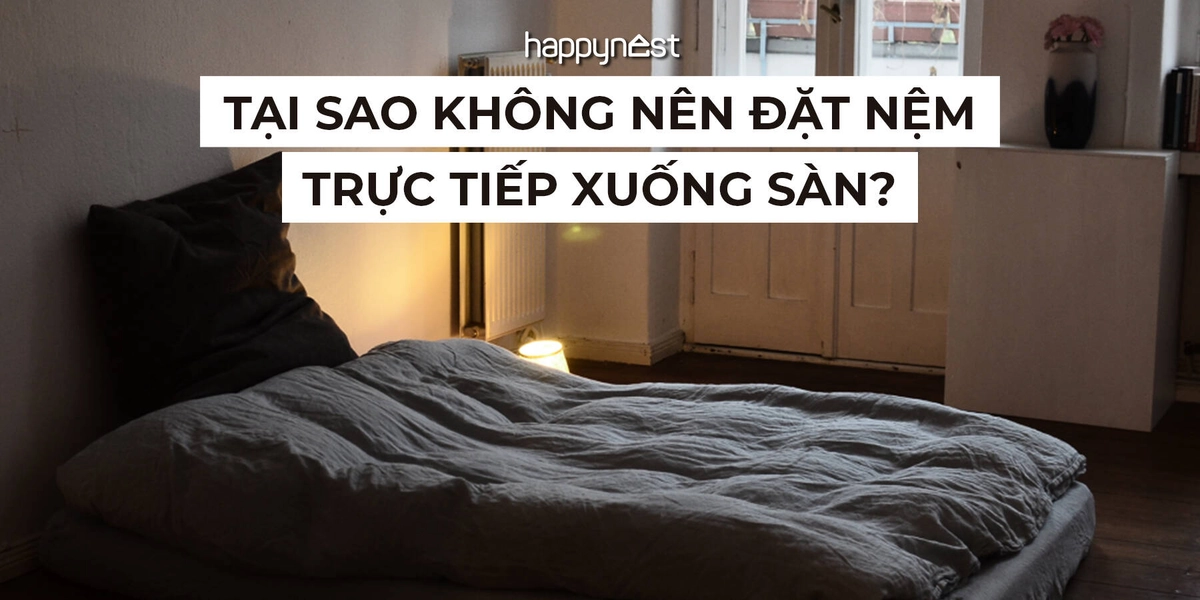 So sánh giường cũi và nệm sàn trực quan