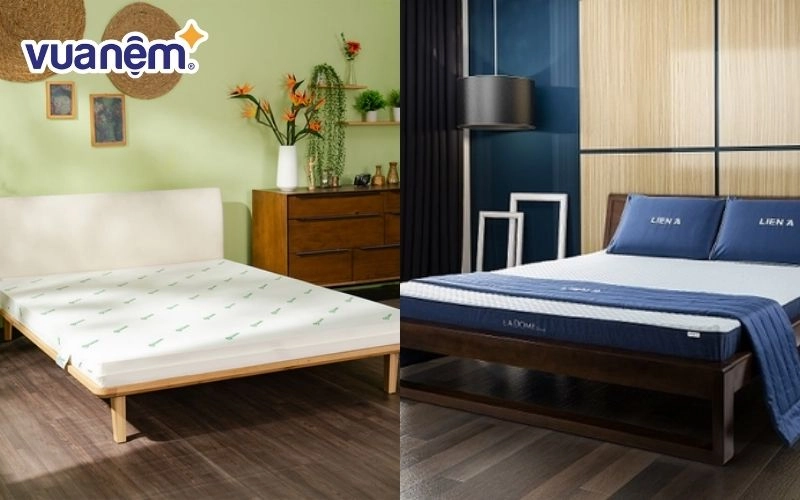 so sánh nệm liên á vạn thành aroma chi tiết