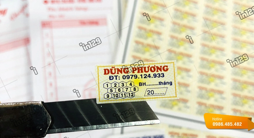 Tem bảo hành Liên Á và chứng nhận an toàn