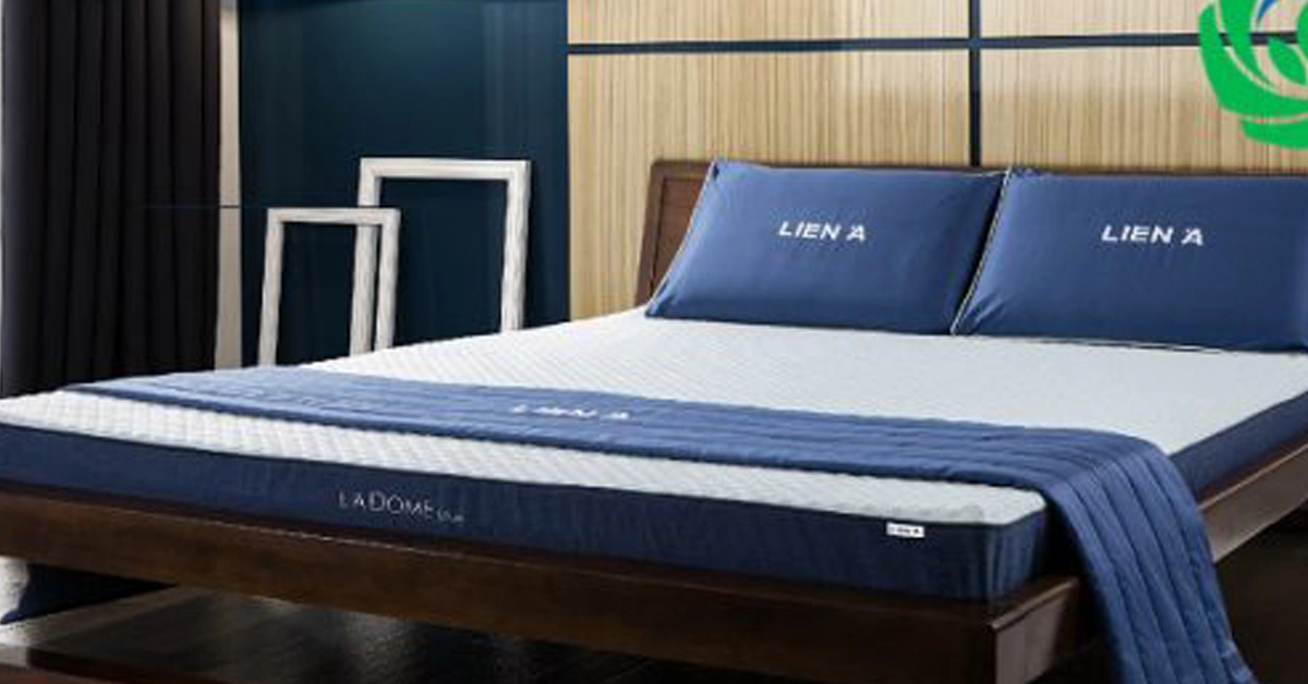 tem chứng nhận trên nệm Liên Á và Dunlopillo