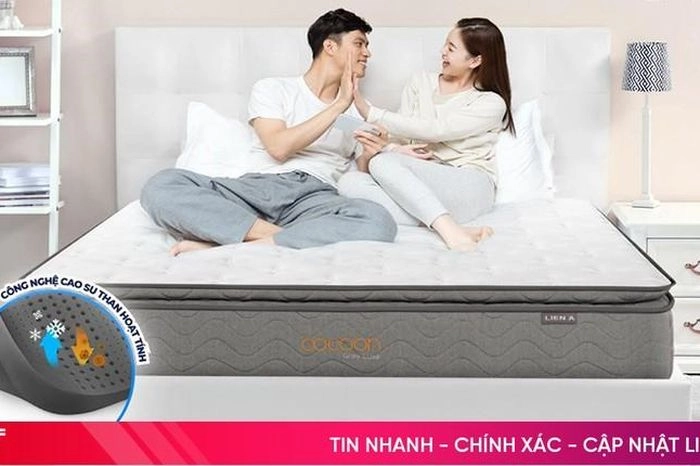 tư thế ngủ trên đệm lò xo túi