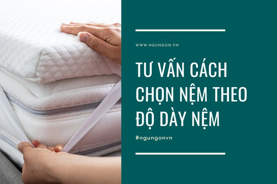 Tư vấn viên Rosi Thắng Lợi đo dáng người chọn nệm