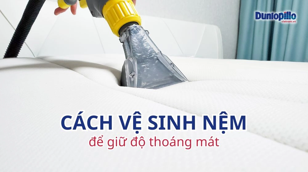 Vệ sinh áo nệm American tháo khóa và phơi thoáng
