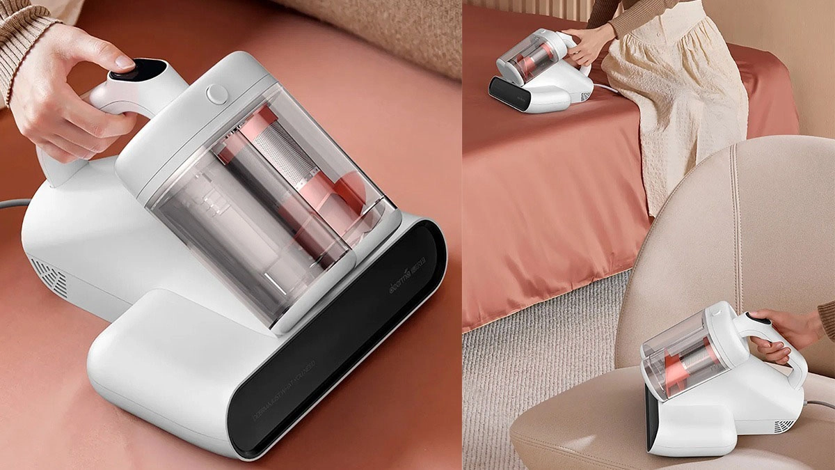 Vệ sinh nệm bằng máy hút bụi và vỏ bọc tháo rời