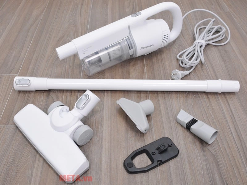 vệ sinh nệm gấp 3 với máy hút bụi cầm tay