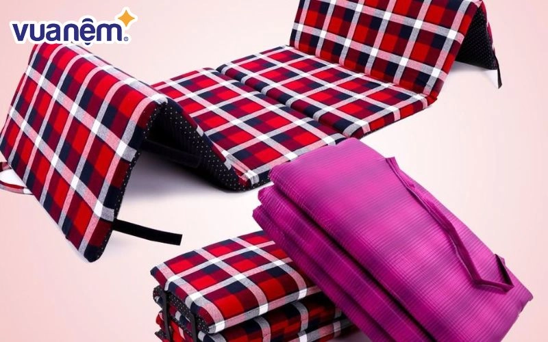 vệ sinh vỏ nệm đệm ngủ văn phòng gấp gọn