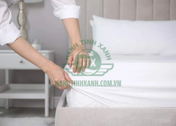 vỏ nệm tencel tháo rời khóa kéo ẩn